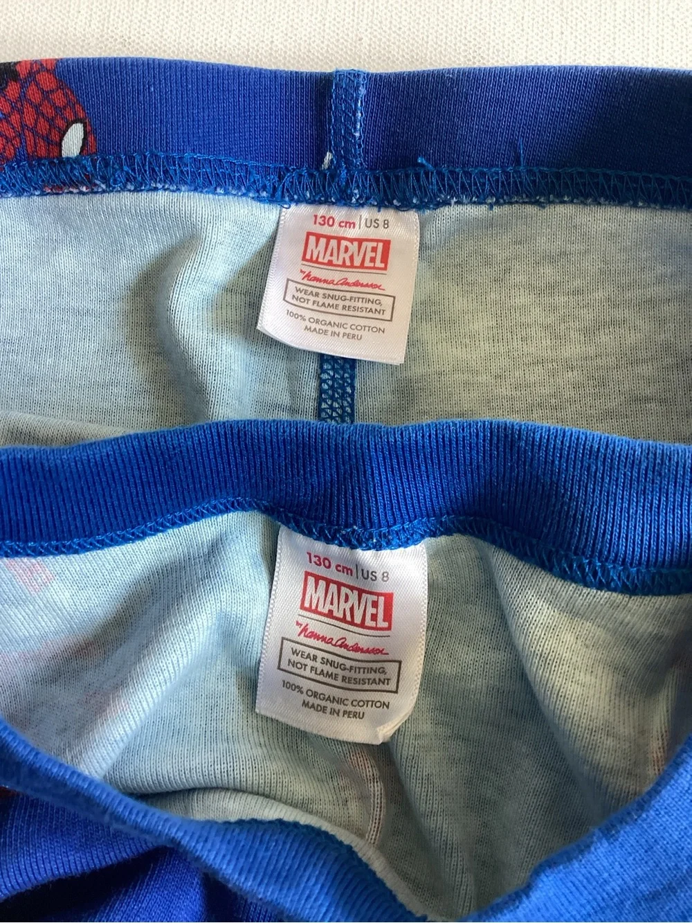Hanna Andersson Blue Spider-Man Pajamas